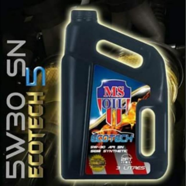 MS OIL Engine Oil Semi Synthetic | Shopee Malaysia