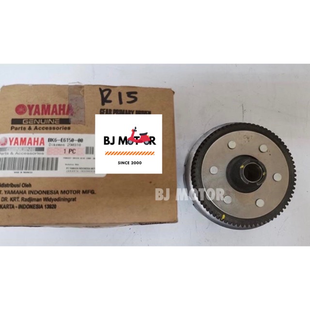 YAMAHA R15 PRIMARY DRIVEN GEAR/CLUTCH GEAR 100 HLY ORIGINAL Shopee