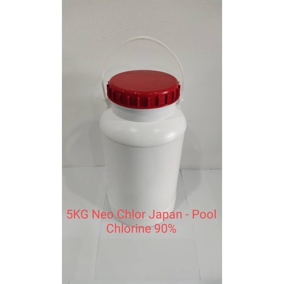 5KG Neo Chlor Japan - Pool Chlorine 90% Granular Powder - Klorin Sebuk ...
