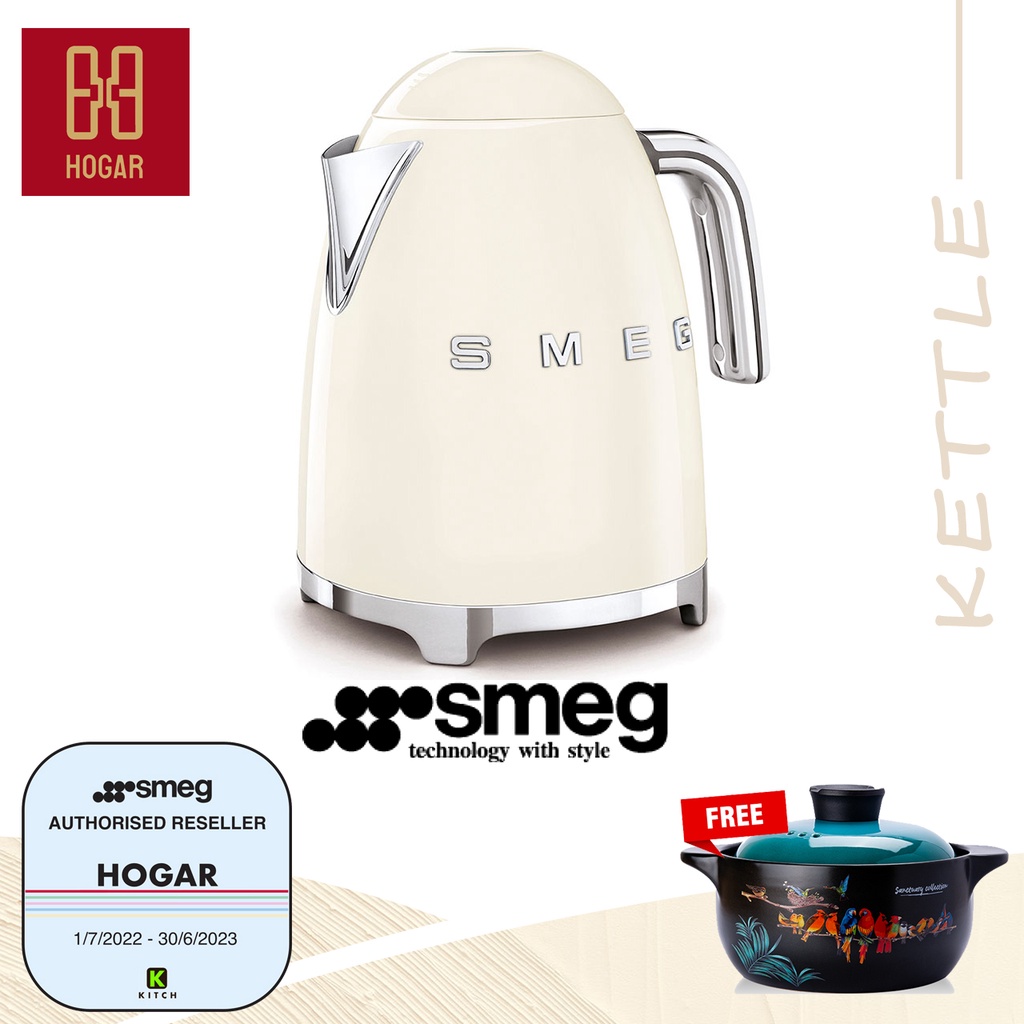 Smeg Kettle KLF03 Cream Retro Electric Kettle Electric Jug Kettle Shopee Malaysia
