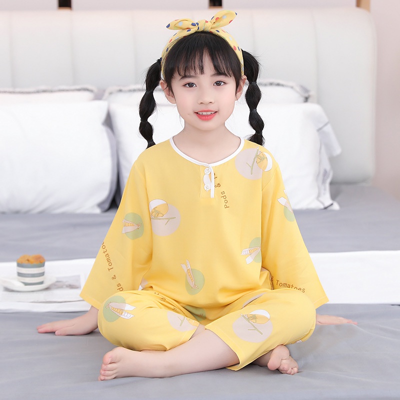 Baju tidur kanak 2-10years old GIRL sleepwear/loungewear selesa summer ...