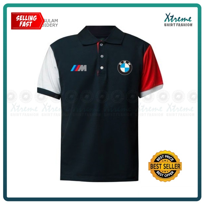 G Polo T Shirt Sulam BMW M Sport M3 M5 X5 Motorrad Racing Team M ...