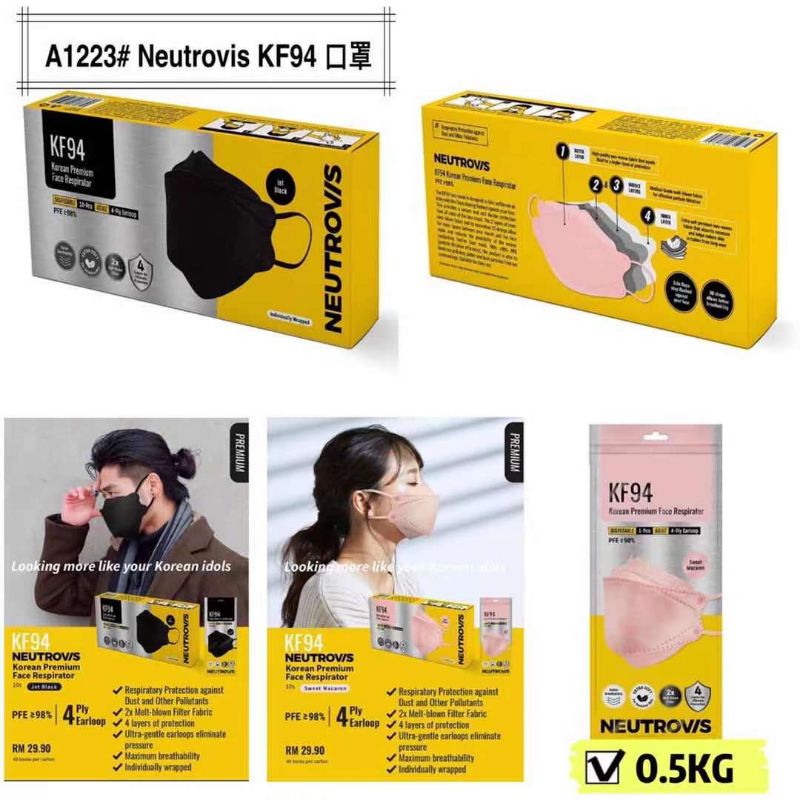 A1223 Neutrovis KF94 口罩Neutrovis KF94 mask(ready stock) Shopee Malaysia
