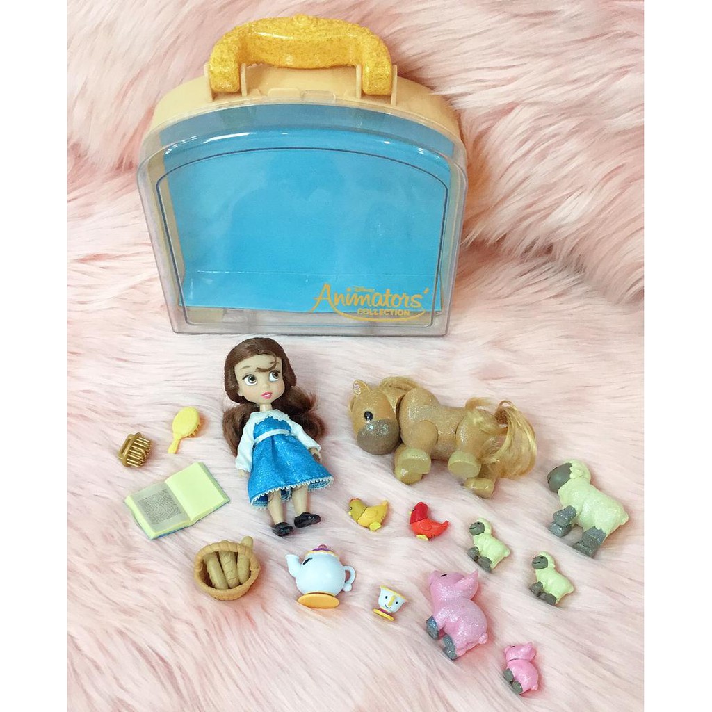 Belle mini animator doll playset on sale