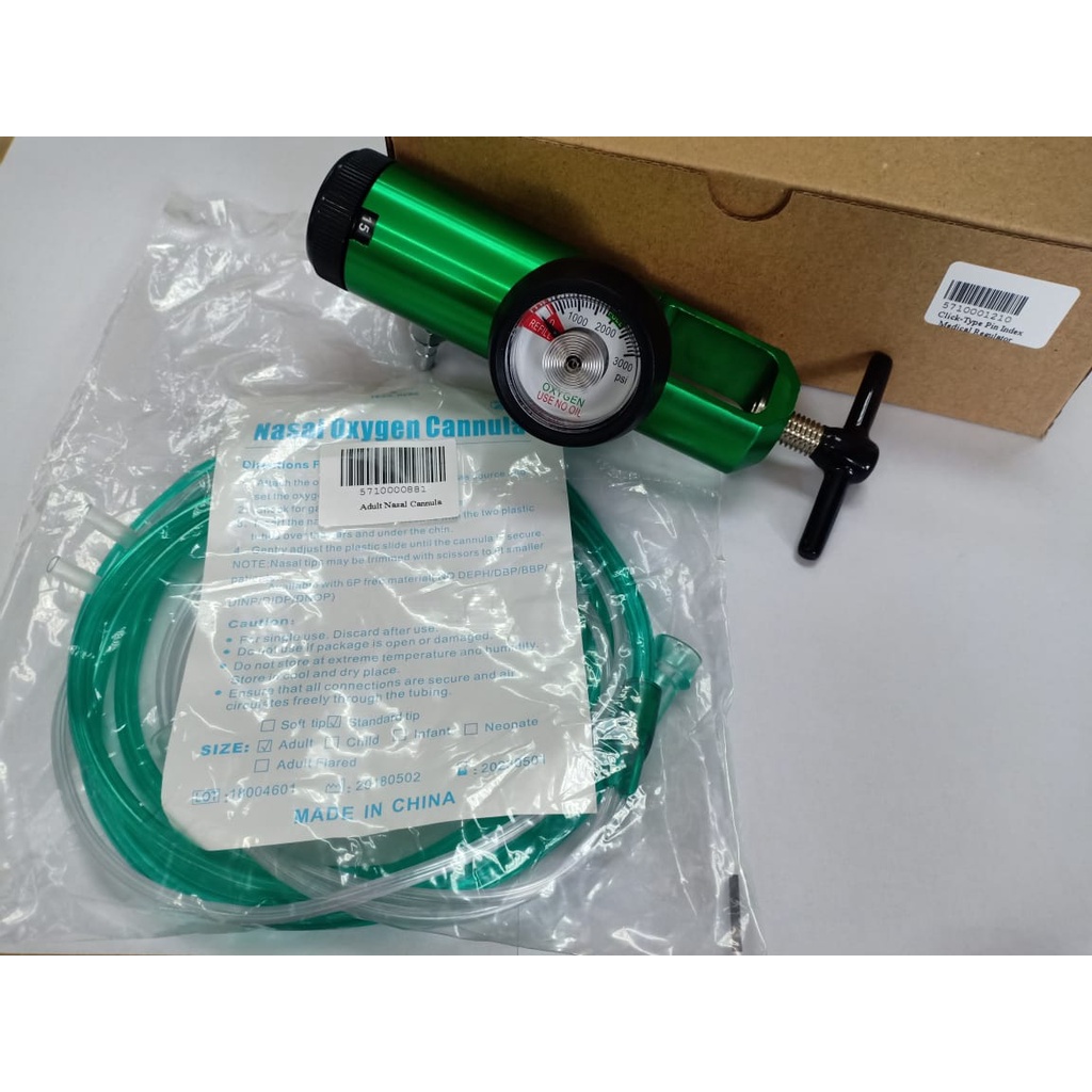 MEDICAL OXYGEN REGULATOR ( SIDE ENTRY - CLICK TYPE PIN INDEX ) 200ML ...