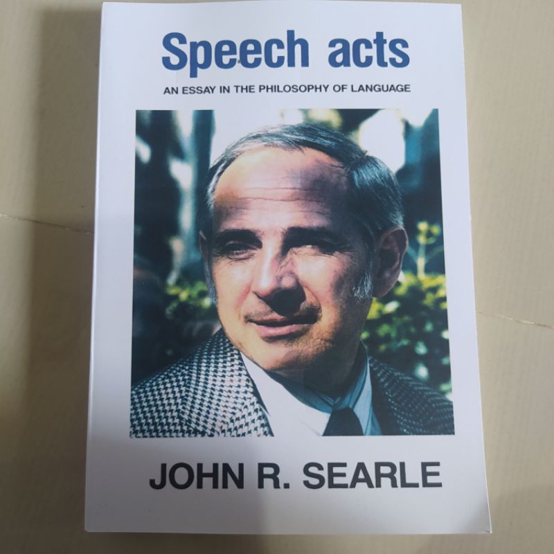 speech acts an essay in the philosophy of language pdf download