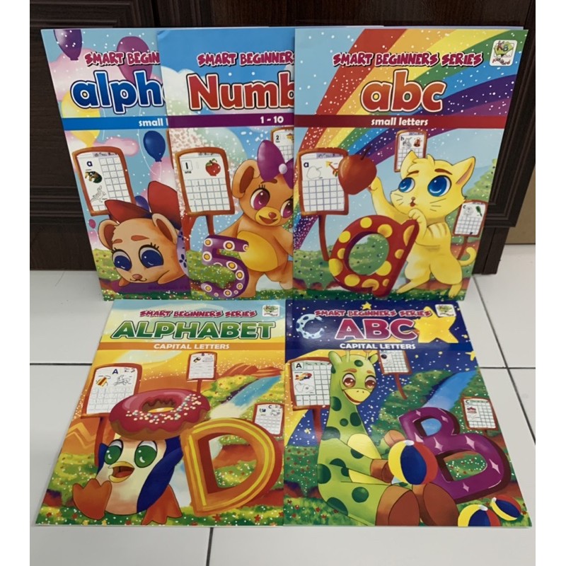 Smart Beginners Series ALPHABET ABC alphabet abc Numbers | Shopee Malaysia