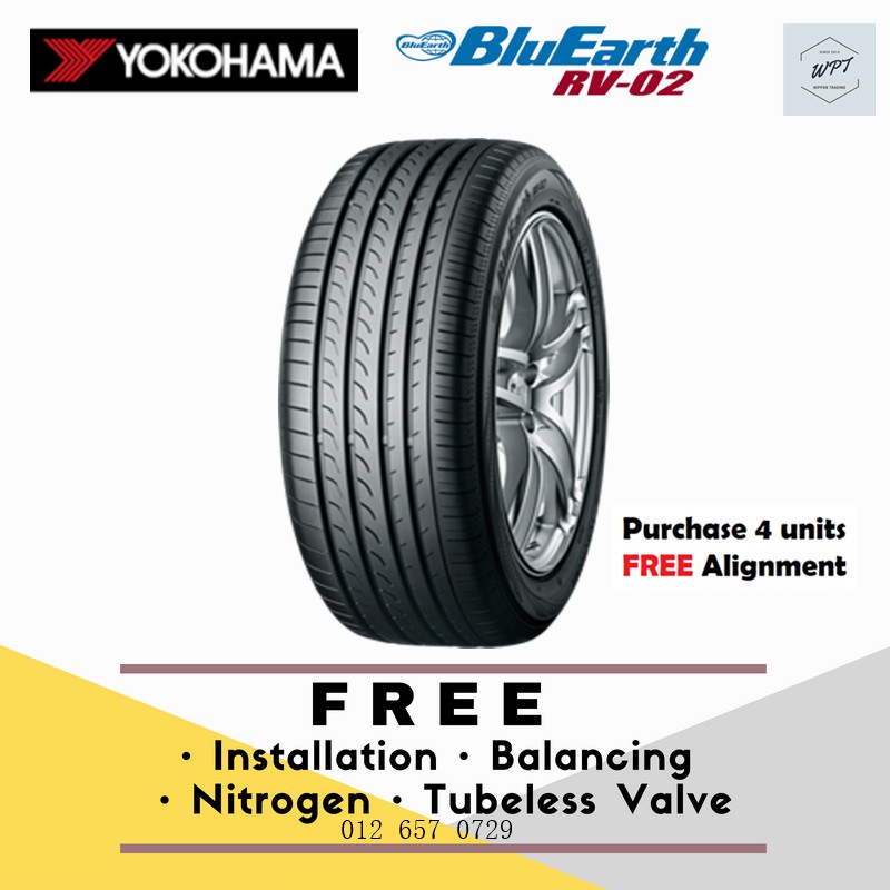 230127-04 YOKOHAMA BluEarth RV-02ラジアル4本
