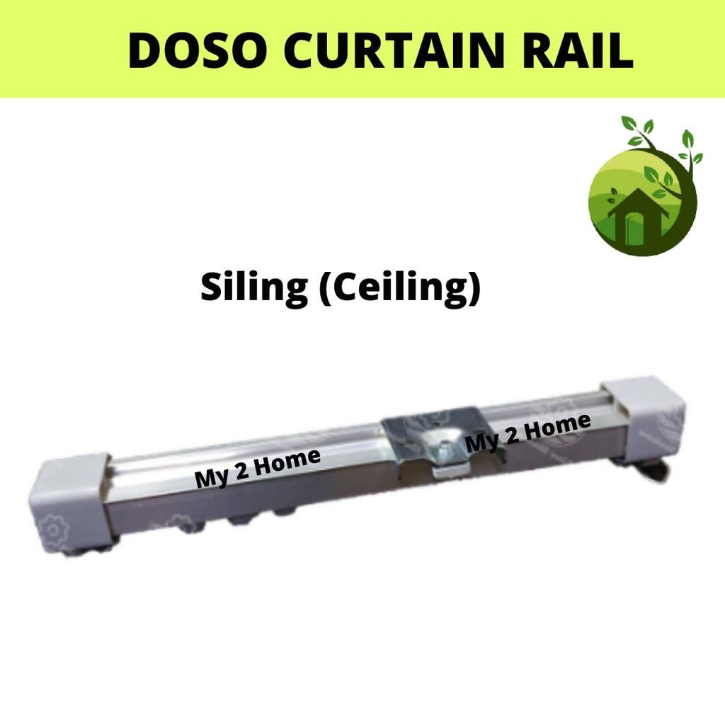 MY2HOME Super Doso Curtain Single track Aluminium Langsir Dinding atau ...
