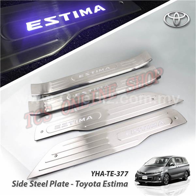 Toyota Estima ACR50 2006-2017 Side Door Side Step/Side Sill Plate W/LED ...