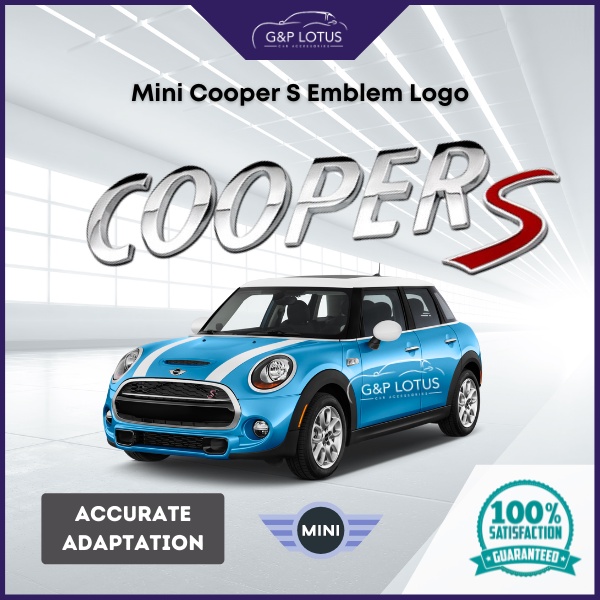 【Ready Stock】 MIni Cooper S Rear Boot Bonnet Badge Emblem Logo (Matte ...
