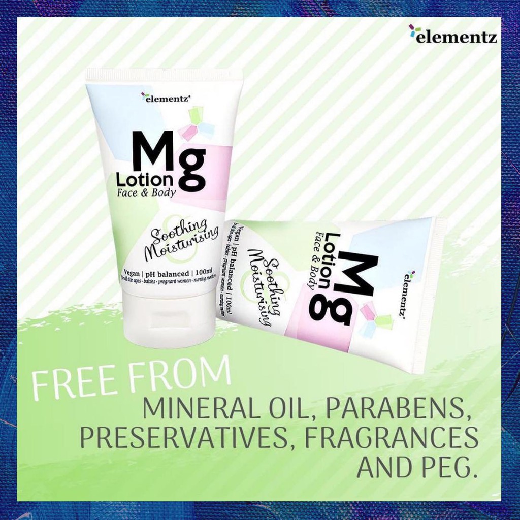 ELEMENTZ Magnesium Lotion Losyen Magnesium 20ml Shopee Malaysia