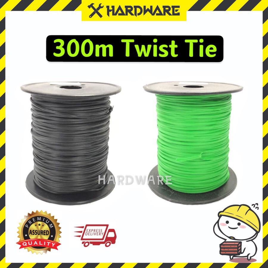 Gardening Twist Tie, set di 2 fili da giardino, filo di plastica con