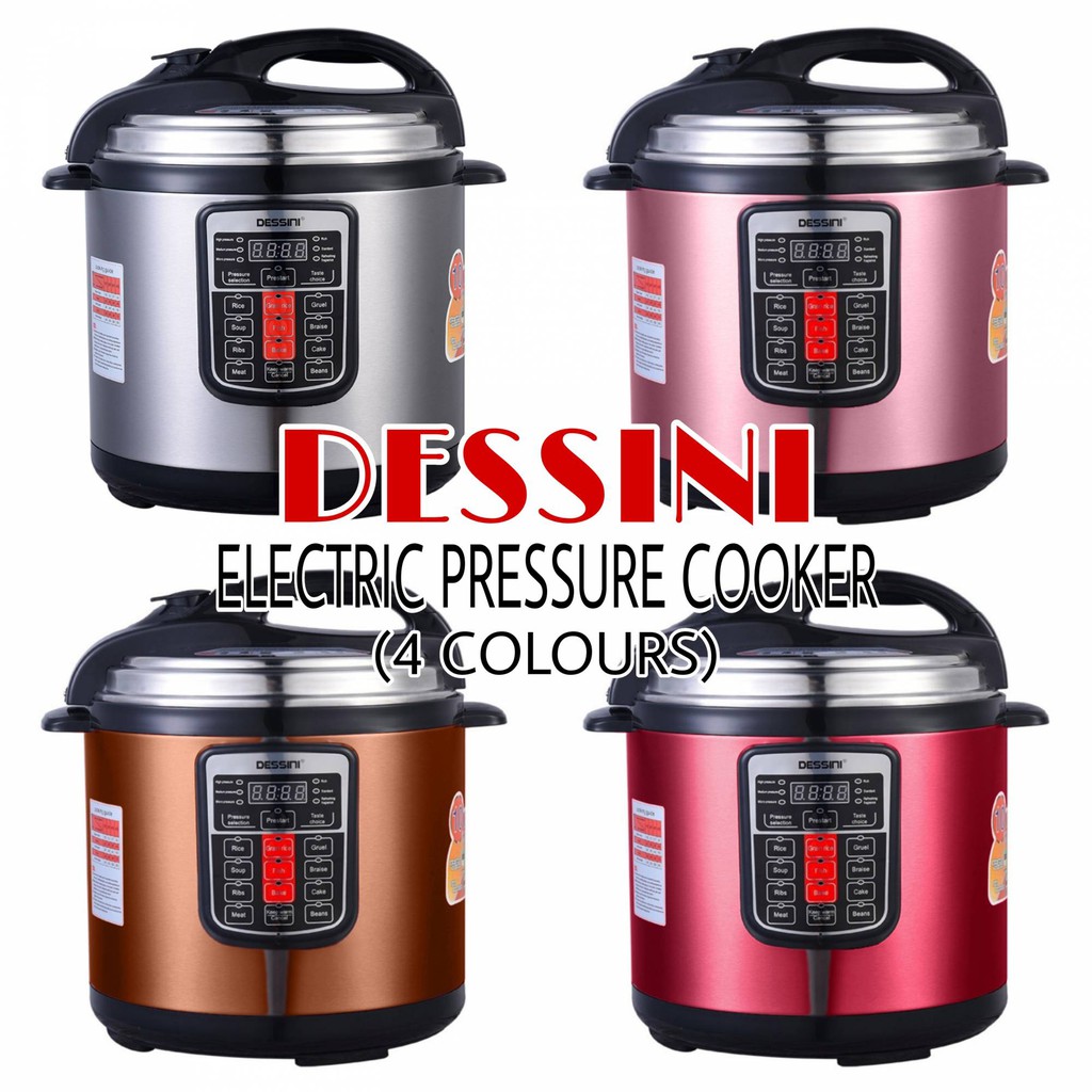 DESSINI Italy 6L & 8L Electric Pressure Cooker Periuk Tekanan Periuk