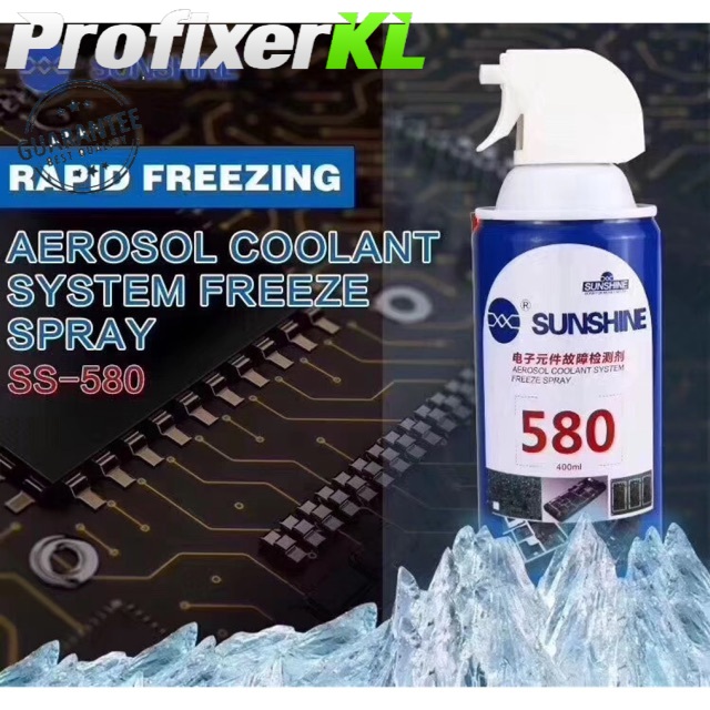 Sunshine Ss-580 Aerosol Coolant System Freeze Spray 