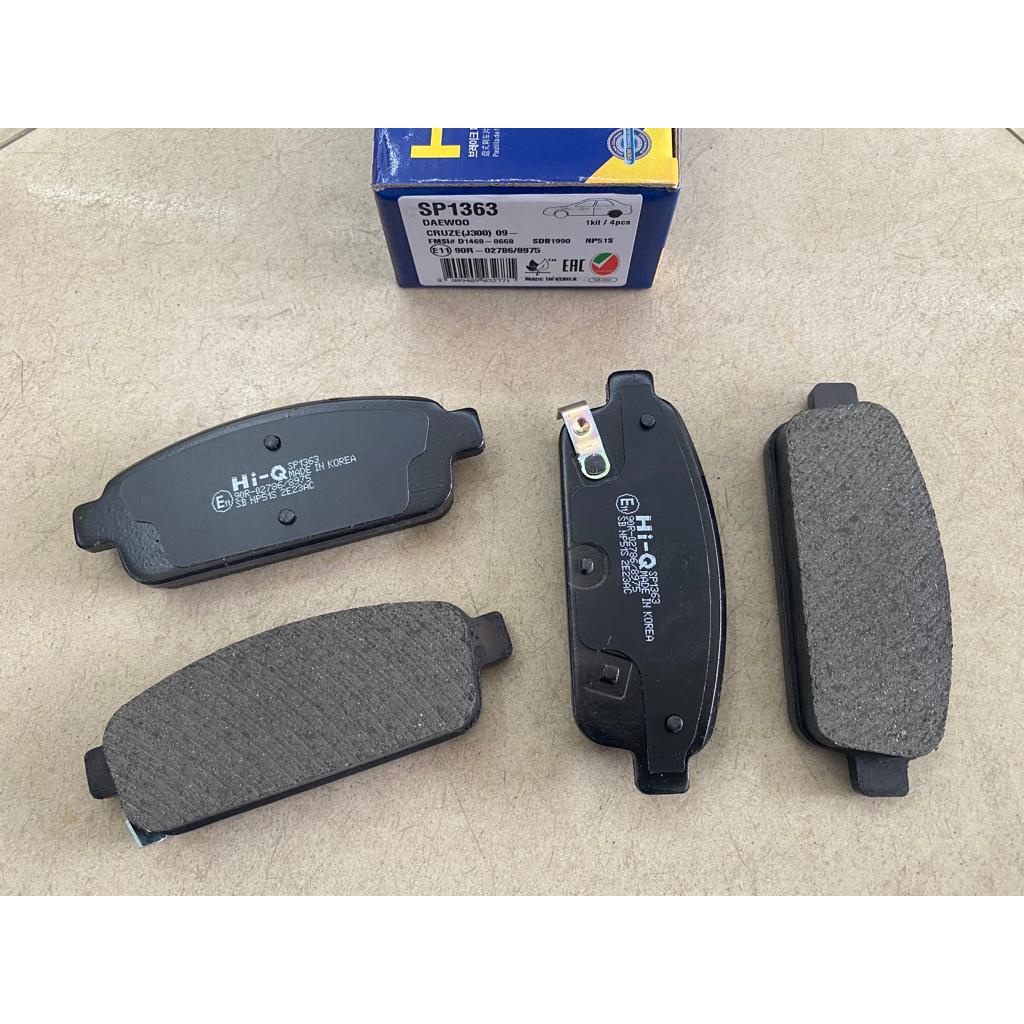 DISC BRAKE PAD REAR SET (KOREA BRAND : SANGSIN HIQ) [SP-1363] CHEVROLET ...