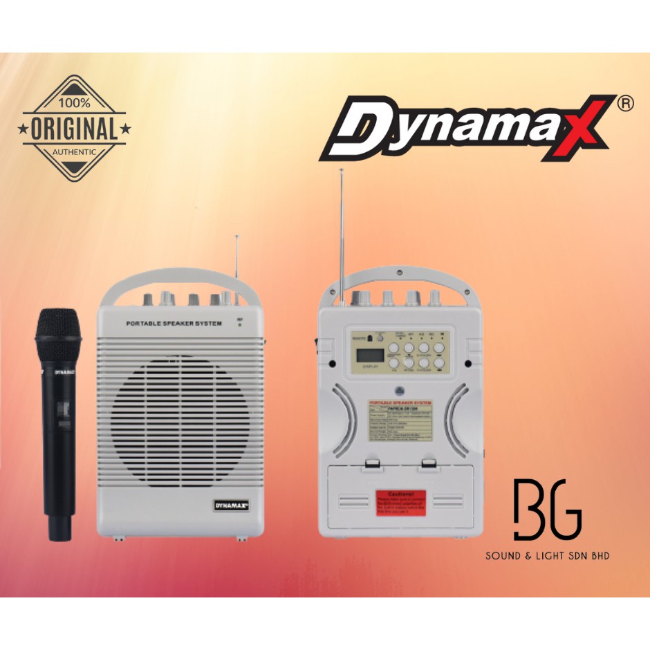 Dynamax (U8091) Single UHF Wireless Microphone System - The Guitar Store