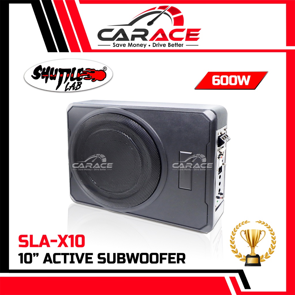 SHUTTLE LAB Subwoofer Underseat 10inch Active Subwoofer 10