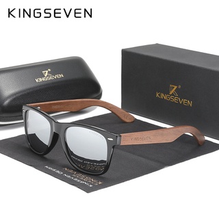 Skadino Polarized Sunglasses for Men and Women Walnut Wood Sunglasses Cycling Driving Fishing 100% UV Protection, Walnut