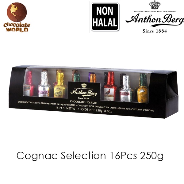 [NONHALAL]Anthon Berg Liqueur Filled Dark Chocolate 16pc 250g (Made in