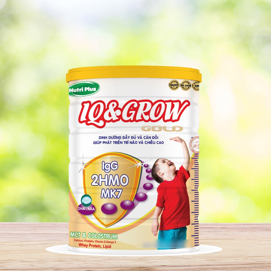 Milk powder IQ & Grow Full nutrition and brain development, baby height