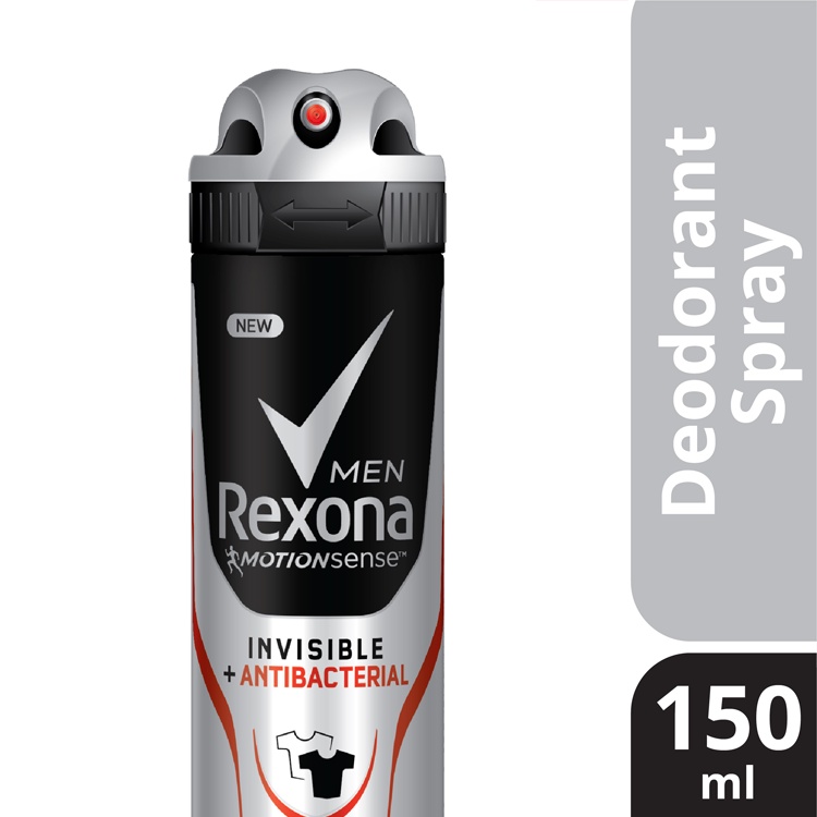 Rexona Men Invisible + Antibacterial Sprays 150ml (G) | Shopee Malaysia
