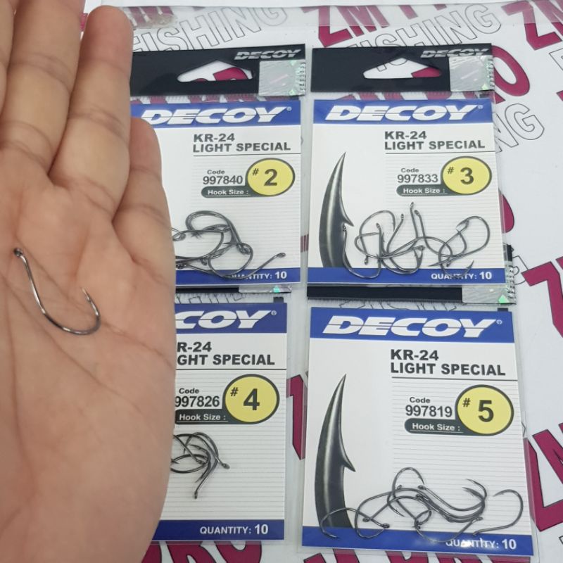 Decoy KR-24 Light Special Fishing Hook Made in Japan | Shopee Malaysia