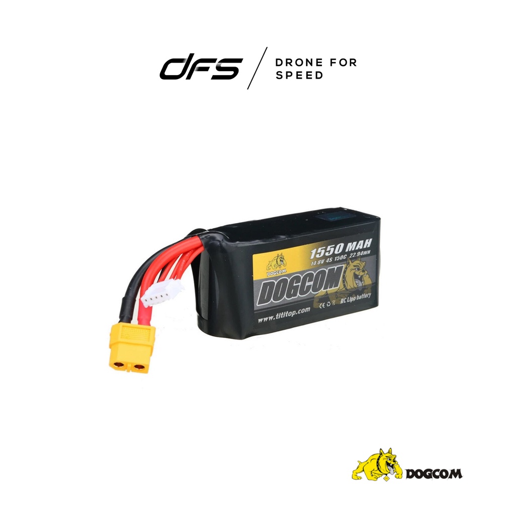 Dogcom 6S 1550mAh リポバッテリー6個 DOGCOM 1500mAh 160C 6S