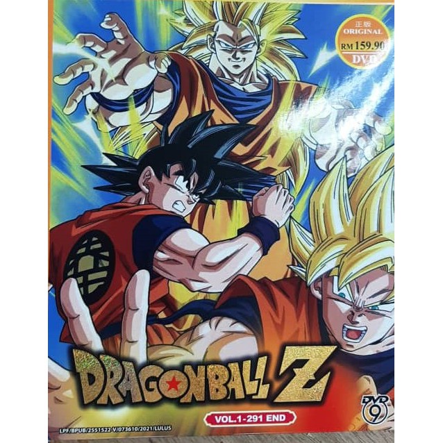 ANIME, DRAGON BALL Z, Episodes 1-291+1, English Dubbed, 29 DVD