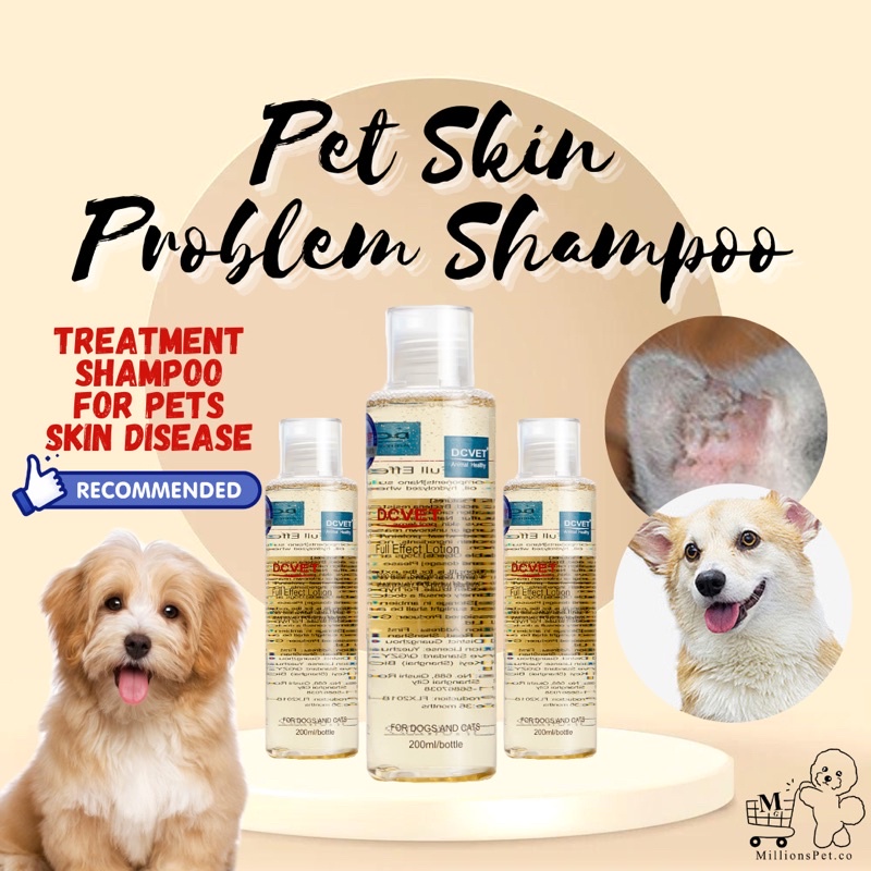 Millionspet DCVET Pet Skin Problem Multifunctions Shampoo Nano