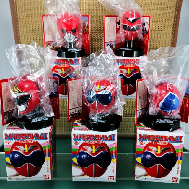 Rmc Red Super Sentai Head Display Set of 5 Rangers | Shopee Malaysia