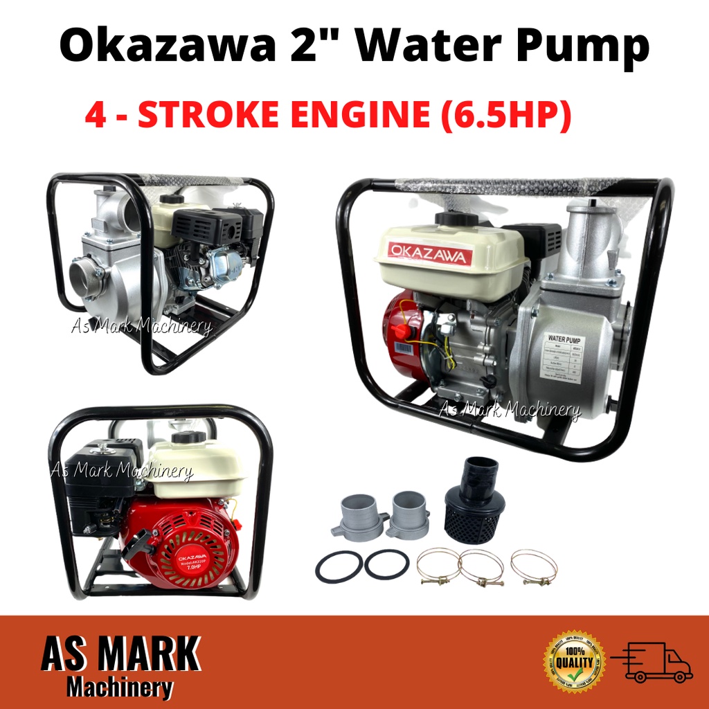 🔥FREE VOUCHER🔥OKAZAWA MOSTAZ KOSHI 2” Self Priming Pump Petrol Type 6 ...