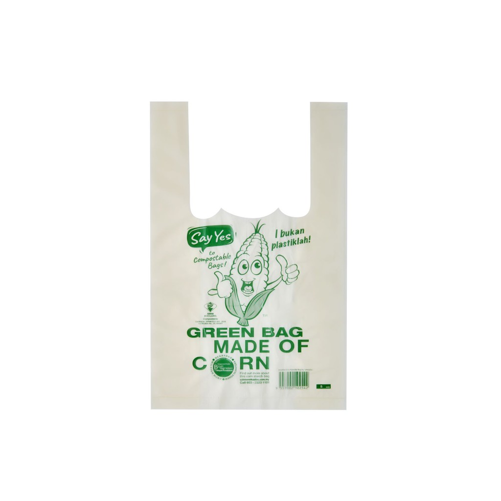 Sekoplas Biodegradable & Compostable Singlet Bag | Shopee Malaysia