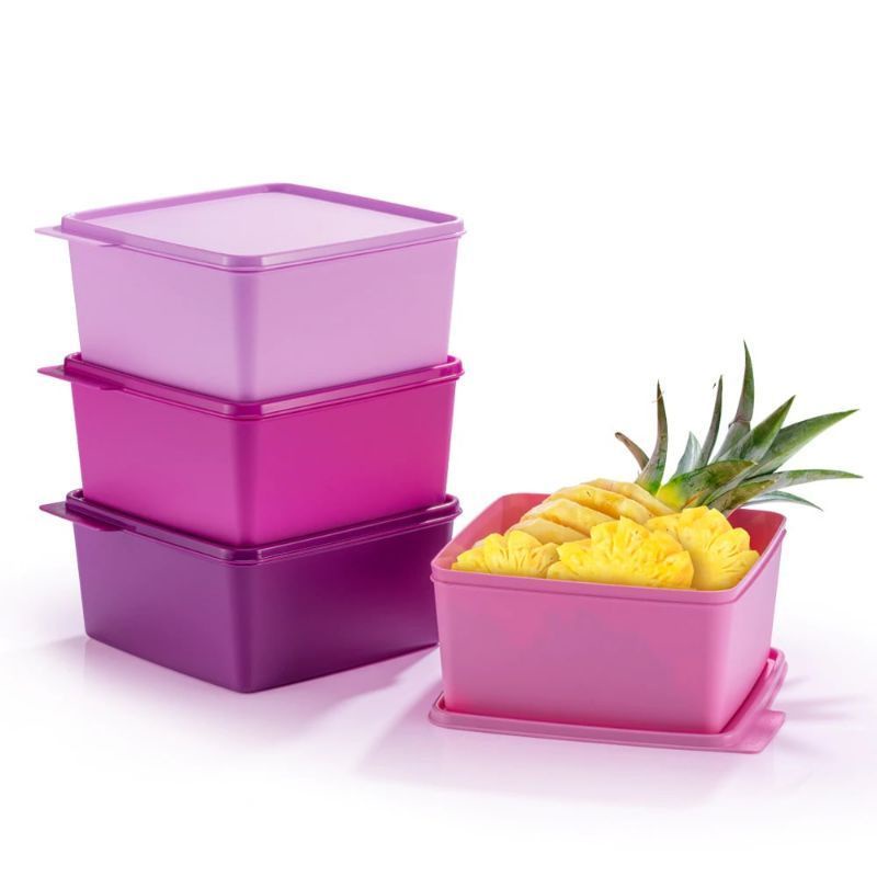 Tupperware Snack & Stack 2.5L (4pcs) | Shopee Malaysia