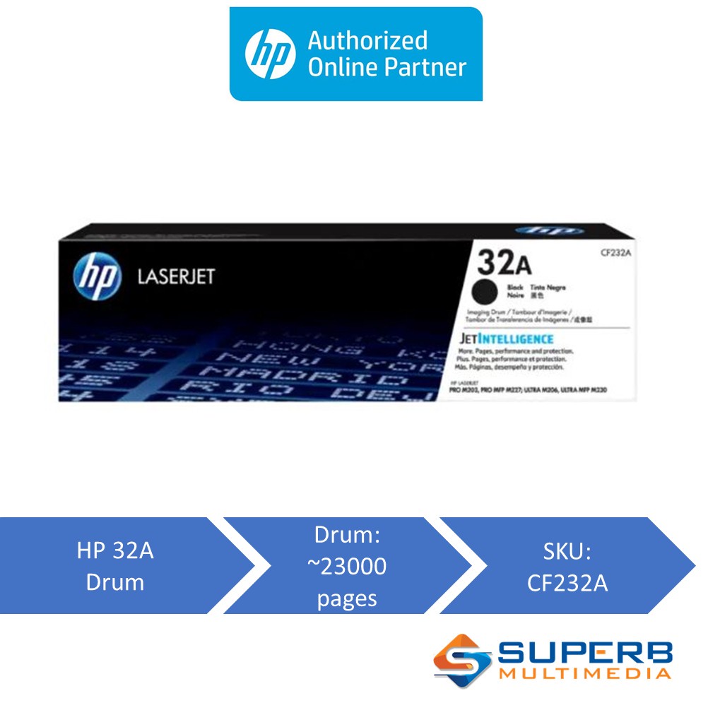 HP 32A Original LaserJet Imaging Drum [CF232A] Shopee Malaysia