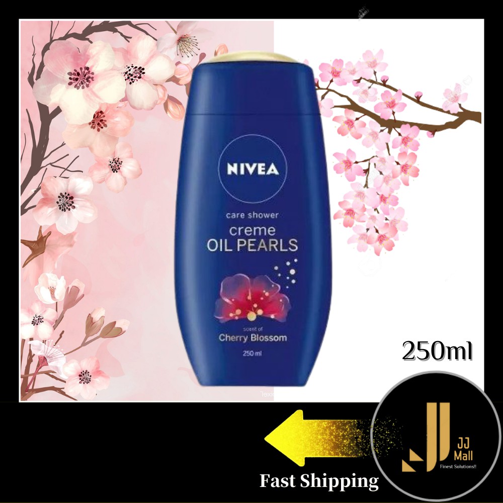 🔥Hot Sales🔥Nivea Bath Care Shower Cream Oil Pearls Cherry Blossom