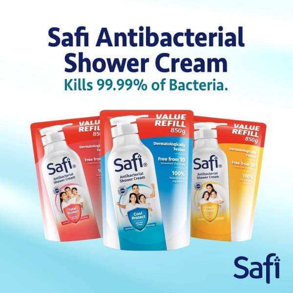 Safi Antibacterial Shower Cream 850g Shopee Malaysia
