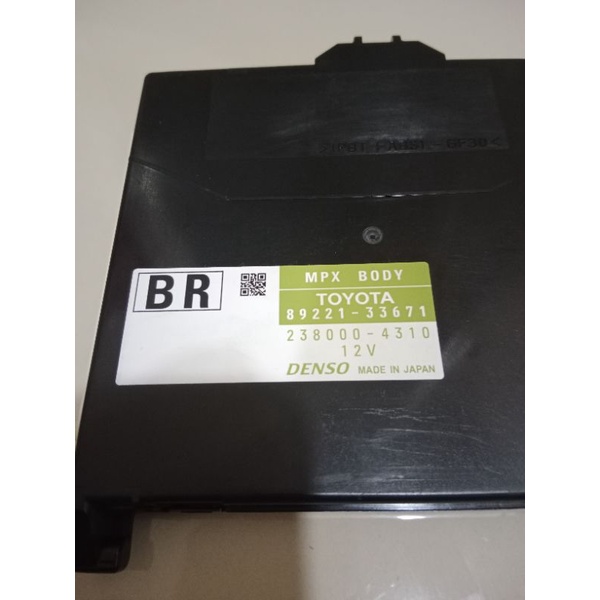 U　38 89221-20010 - Toyota - Computer, Multiplex Network Body - Nengun
