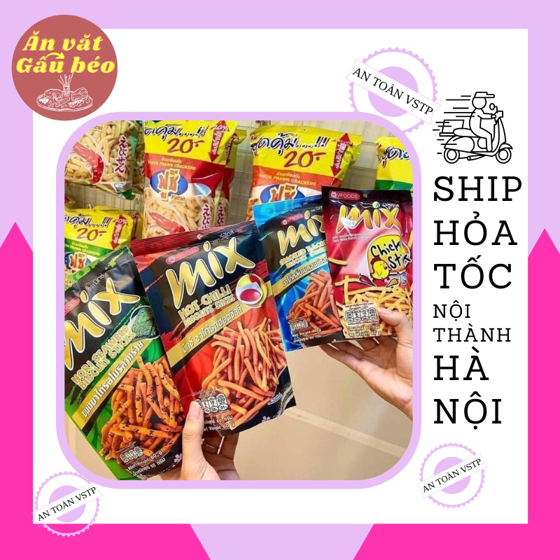 Bim Bim Bim Mix Thailand Pack 25gr GAUBEO Hanoi Snacks | Shopee Malaysia