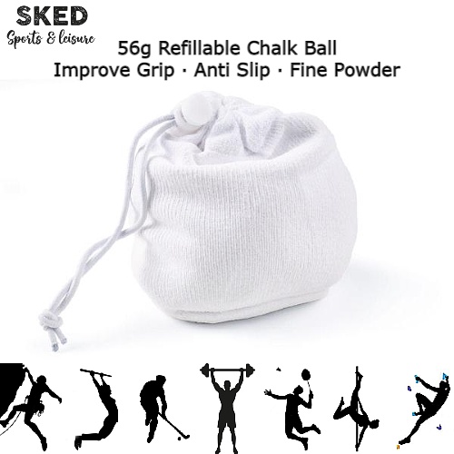 SKED Rock Climbing Chalk Ball for Bouldering Weightlifting Gymnastics