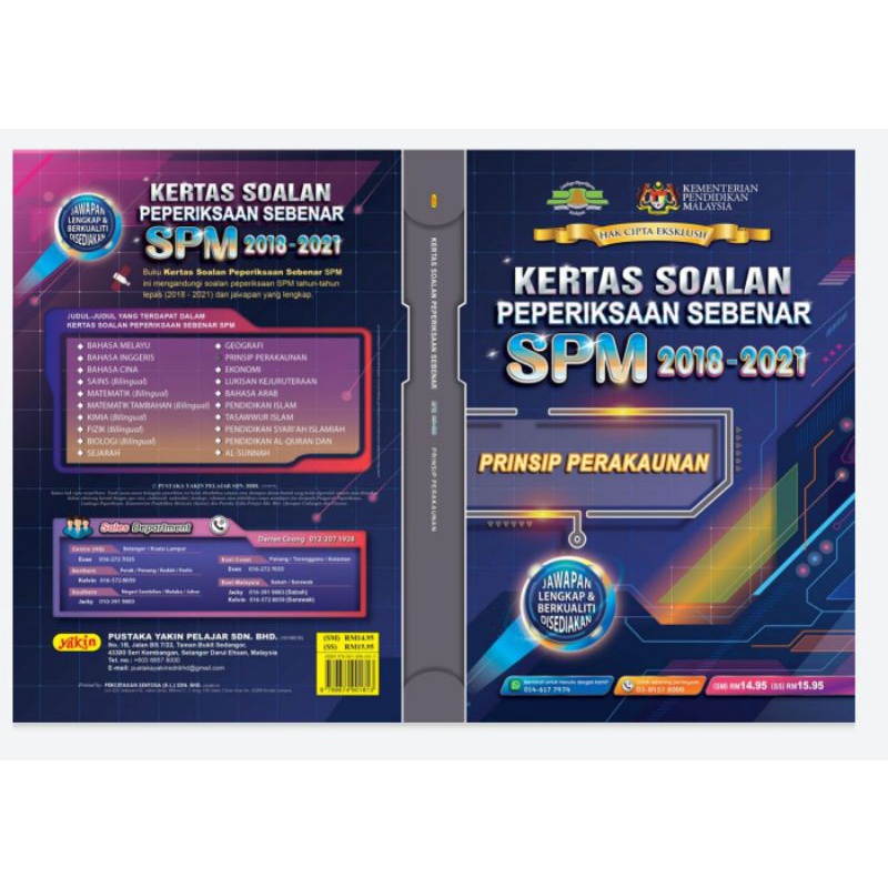 KERTAS SOALAN PEPERIKSAAN SEBENAR SPM 2018-2021 PRINSIP PEPERIKSAAN ...