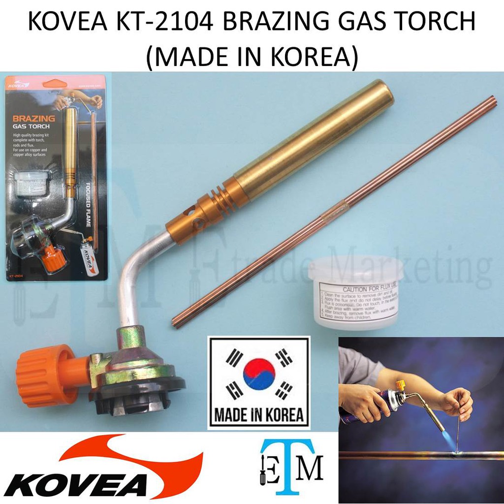 KOVEA KT2104 BLAZING GAS TORCH COPPER WELDING (MADE IN KOREA) Shopee Malaysia
