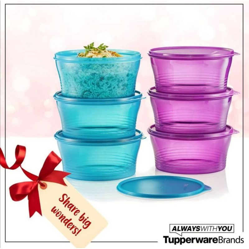 🔥Tupperware🔥Big Wonder Large 1.9L (3pc) | Shopee Malaysia