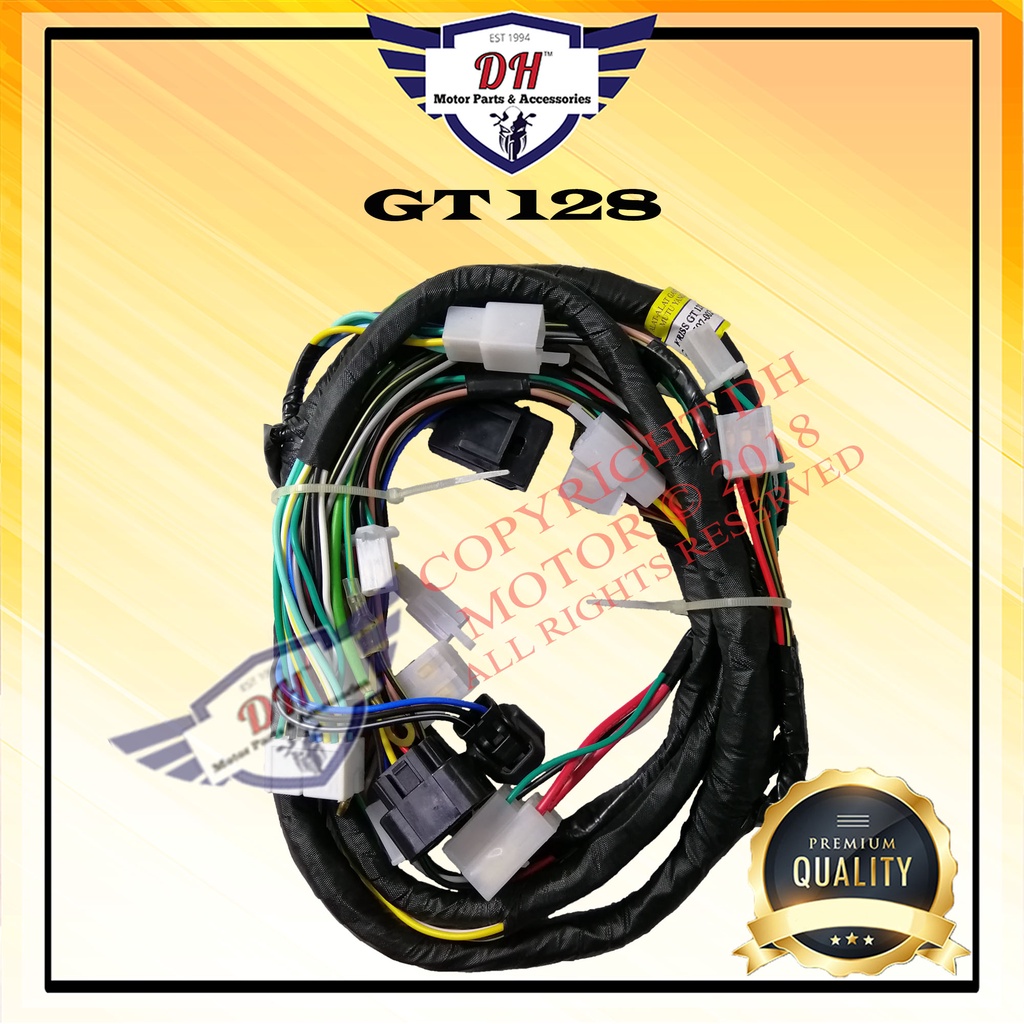 GT 128 WIRING BODY WIRE HARNESS FULL SET MODENAS Shopee Malaysia