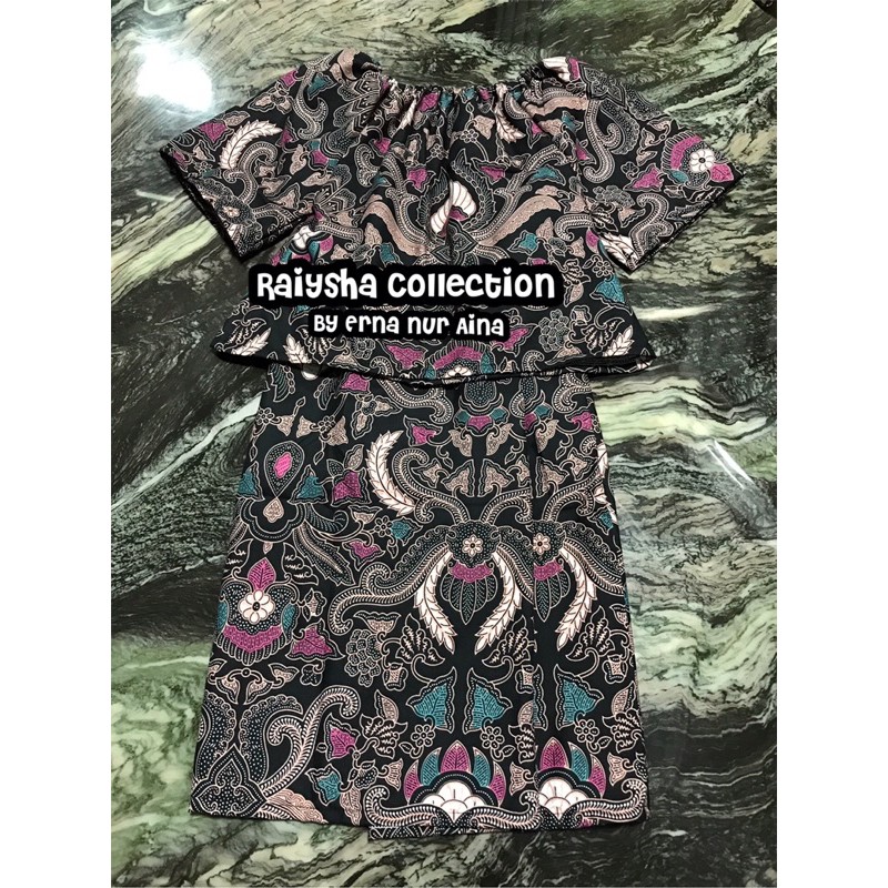 Baju kurung kedah batik budak-budak | Shopee Malaysia