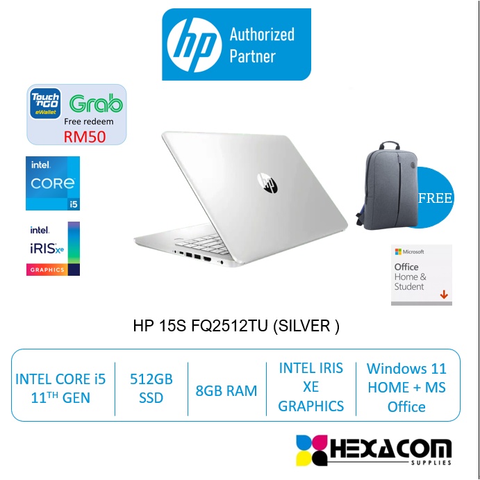 HP LAPTOP 15S FQ2511TU GOLD COLOR [ INTEL i5 11 GEN / 512GB SSD / 8GB ...