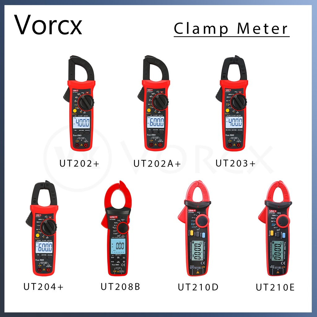 UNIT UT200+ Series Digital Clamp Multimeter Shopee Malaysia