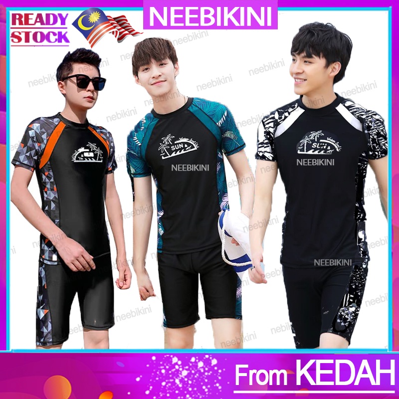 K12 Man swimwear swimming suit men beachwear baju berenang lelaki baju ...