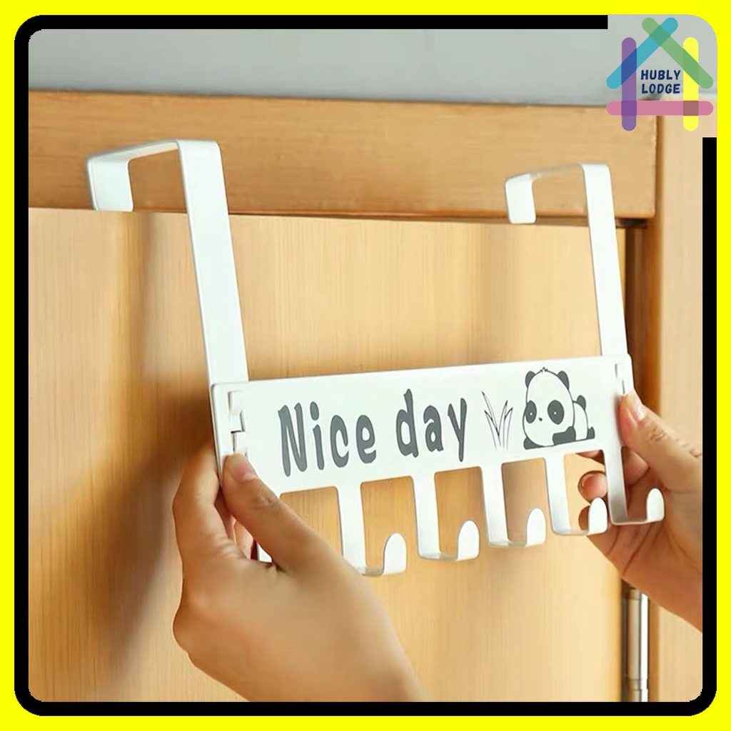 IRON DOOR HANGER CLOTHES HANGER OVER DOOR PENYANGKUT UNTUK PINTU