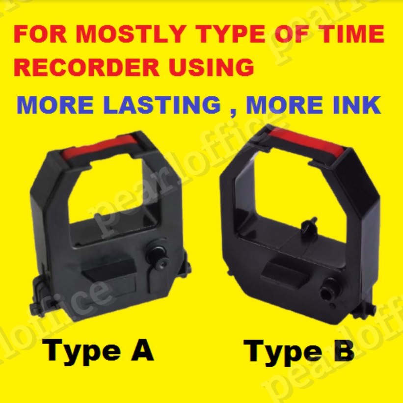 Time Recorder Ink Ribbon / Punch Card Machine Ink Ribbon ( PREMIUM